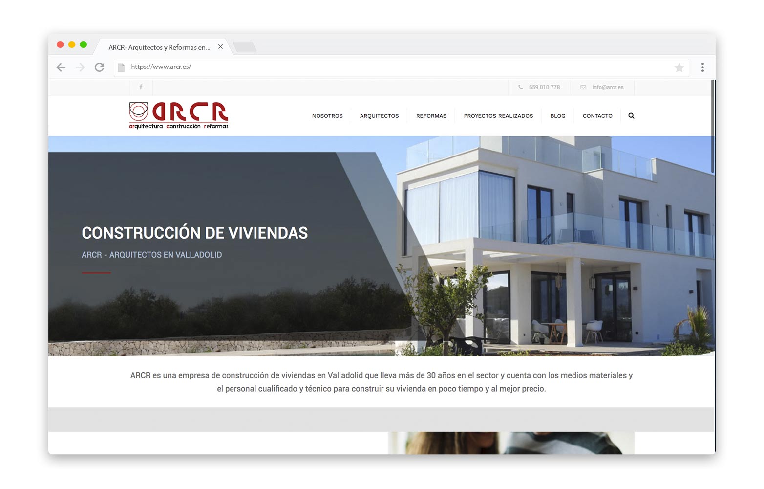 ARCR - Diseño Web - alQuimia Publicidad - Valladolid