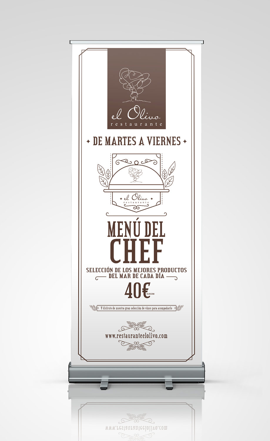 Restaurante el olivo - Diseño Gráfico - alQuimia Publicidad - Valladolid