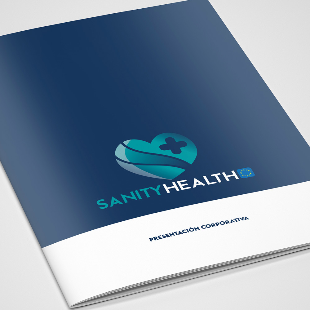 Sanity Health - Diseño Gráfico - alQuimia Publicidad - Valladolid